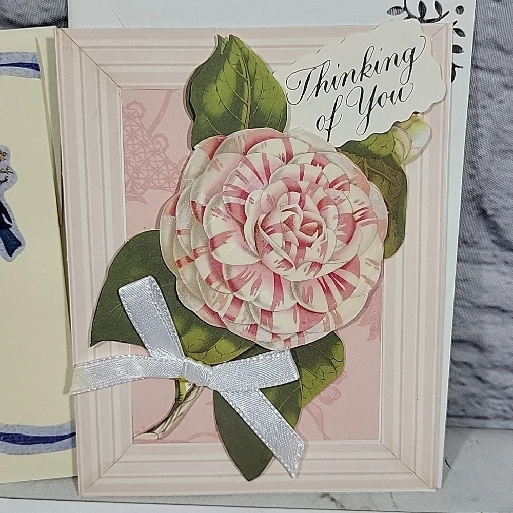Greeting Note Cards Lot Of 4 All Different Blank Inside With Envelopes